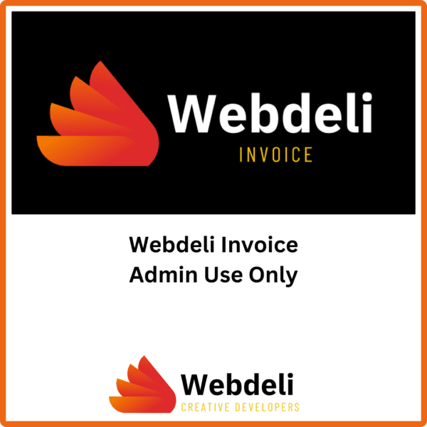 Webdeli Invoice