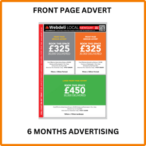 Webdeli Local 6 Months Front Page Advertisement
