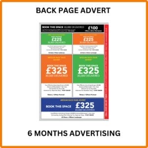 Webdeli Local 6 Months Back Page Advertisement